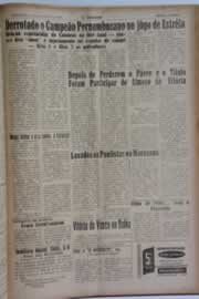 Página do jornal O Nordeste de fevereiro de 1959
