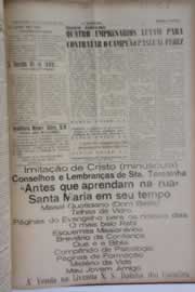 Página do jornal O Nordeste de fevereiro de 1959