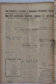 Página do jornal O Nordeste de fevereiro de 1959
