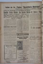 Página do jornal O Nordeste de março de 1959