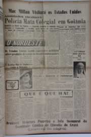 Página do jornal O Nordeste de março de 1959