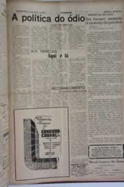 Página do jornal O Nordeste de março de 1959