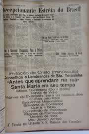Página do jornal O Nordeste de março de 1959