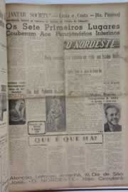 Página do jornal O Nordeste de março de 1959