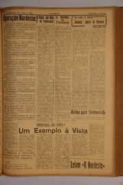 Página do jornal O Nordeste de abril de 1959