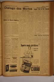 Página do jornal O Nordeste de maio de 1959
