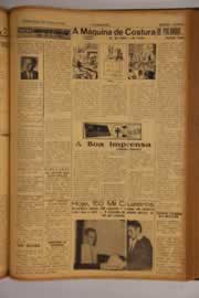 Página do jornal O Nordeste de maio de 1959