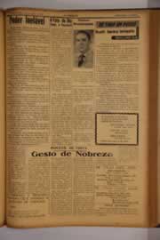 Página do jornal O Nordeste de maio de 1959
