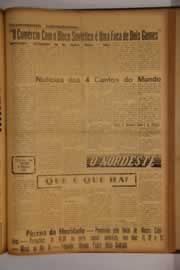 Página do jornal O Nordeste de junho de 1959