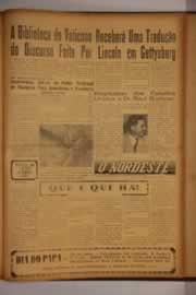 Página do jornal O Nordeste de junho de 1959