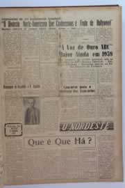 Página do jornal O Nordeste de julho de 1959