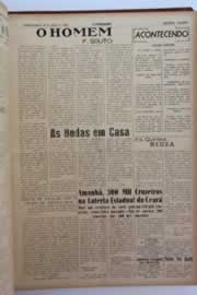 Página do jornal O Nordeste de julho de 1959