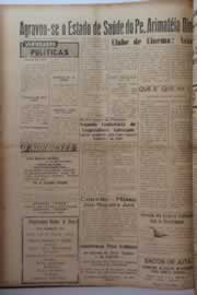 Página do jornal O Nordeste de agosto de 1959