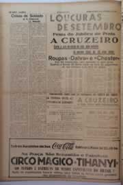 Página do jornal O Nordeste de setembro de 1959