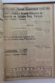 Página do jornal O Nordeste de setembro de 1959