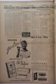 Página do jornal O Nordeste de setembro de 1959