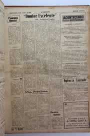 Página do jornal O Nordeste de outubro de 1959