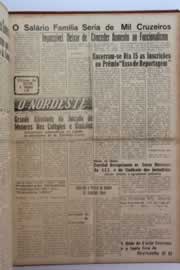 Página do jornal O Nordeste de novembro de 1959