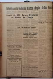 Página do jornal O Nordeste de novembro de 1959