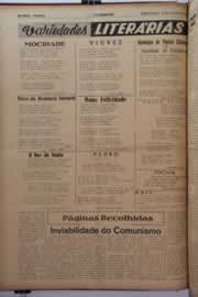 Página do jornal O Nordeste de novembro de 1959