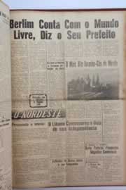Página do jornal O Nordeste de novembro de 1959