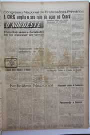 Página do jornal O Nordeste de janeiro de 1960