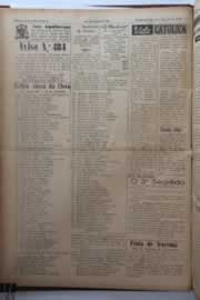 Página do jornal O Nordeste de janeiro de 1960