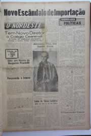 Página do jornal O Nordeste de janeiro de 1960