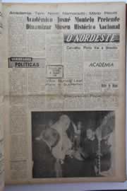 Página do jornal O Nordeste de janeiro de 1960