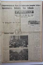 Página do jornal O Nordeste de janeiro de 1960