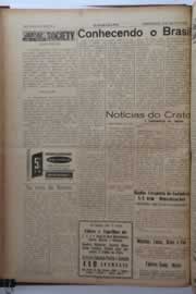 Página do jornal O Nordeste de janeiro de 1960