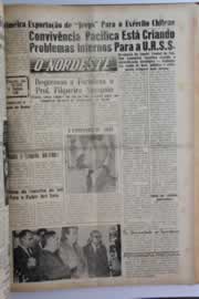 Página do jornal O Nordeste de janeiro de 1960
