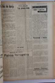 Página do jornal O Nordeste de janeiro de 1960