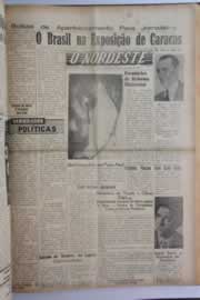 Página do jornal O Nordeste de janeiro de 1960