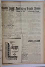 Página do jornal O Nordeste de janeiro de 1960