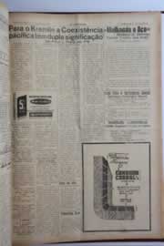 Página do jornal O Nordeste de março de 1960