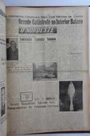 Página do jornal O Nordeste de março de 1960