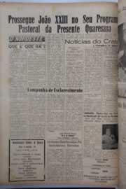 Página do jornal O Nordeste de março de 1960
