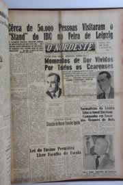 Página do jornal O Nordeste de março de 1960