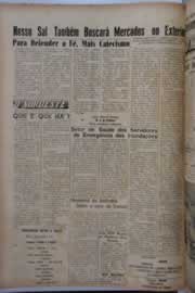 Página do jornal O Nordeste de março de 1960