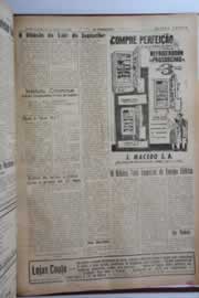 Página do jornal O Nordeste de março de 1960