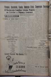 Página do jornal O Nordeste de abril de 1960