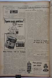 Página do jornal O Nordeste de abril de 1960