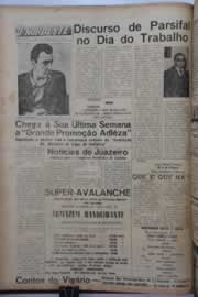 Página do jornal O Nordeste de maio de 1960