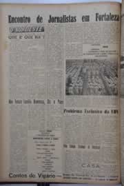 Página do jornal O Nordeste de maio de 1960