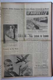 Página do jornal O Nordeste de maio de 1960