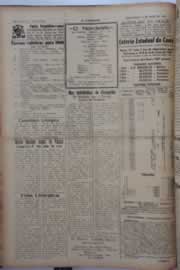 Página do jornal O Nordeste de maio de 1960