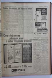 Página do jornal O Nordeste de maio de 1960
