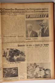 Página do jornal O Nordeste de maio de 1960
