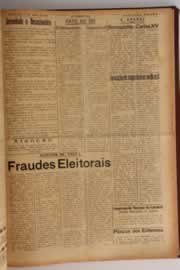 Página do jornal O Nordeste de maio de 1960